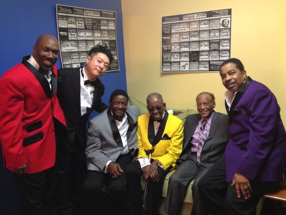 ヒロとマンハッタンズ。２０１５年、ワシントンD.Cで。